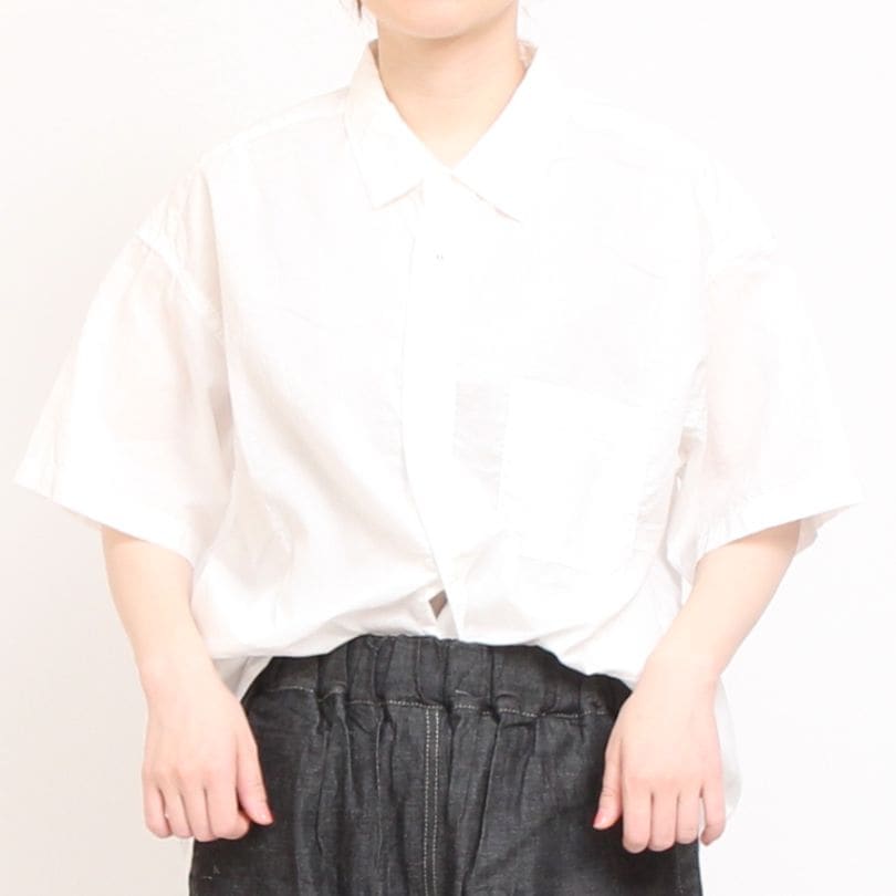 【30%OFF】【WHITEのみ】D.M.G ショートスリーブボックスシャツ