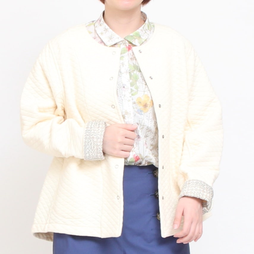 【20%OFF】【IVORYラスト1点】sosottoLIBERTY使いジャケット42411214