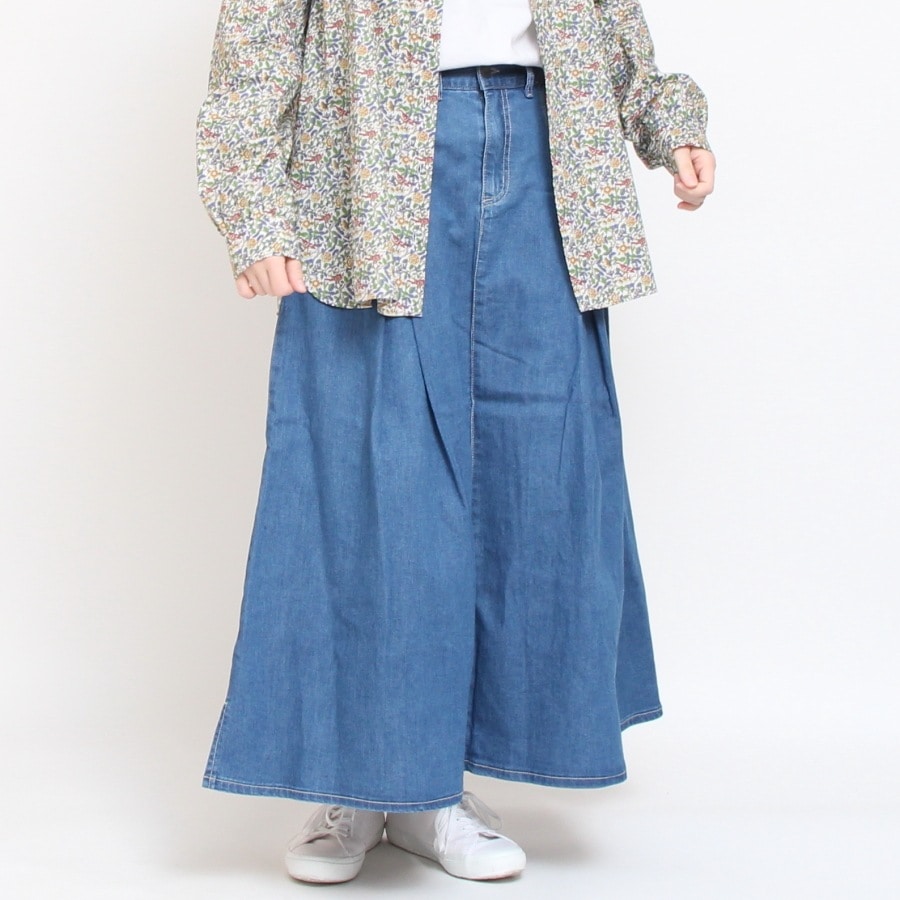 【30%OFF】【残り僅か】INDIMARKタックスカート86cm