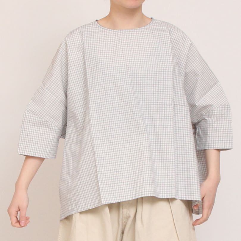 【50%OFF】NARU綿麻タイプライタープルオーバー