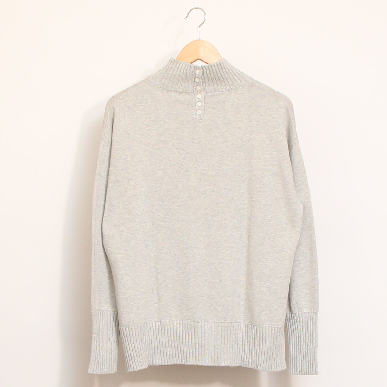 【WINE・NAVY残り僅か】 mao madeソフトコットンハイネックプルオーバー2510