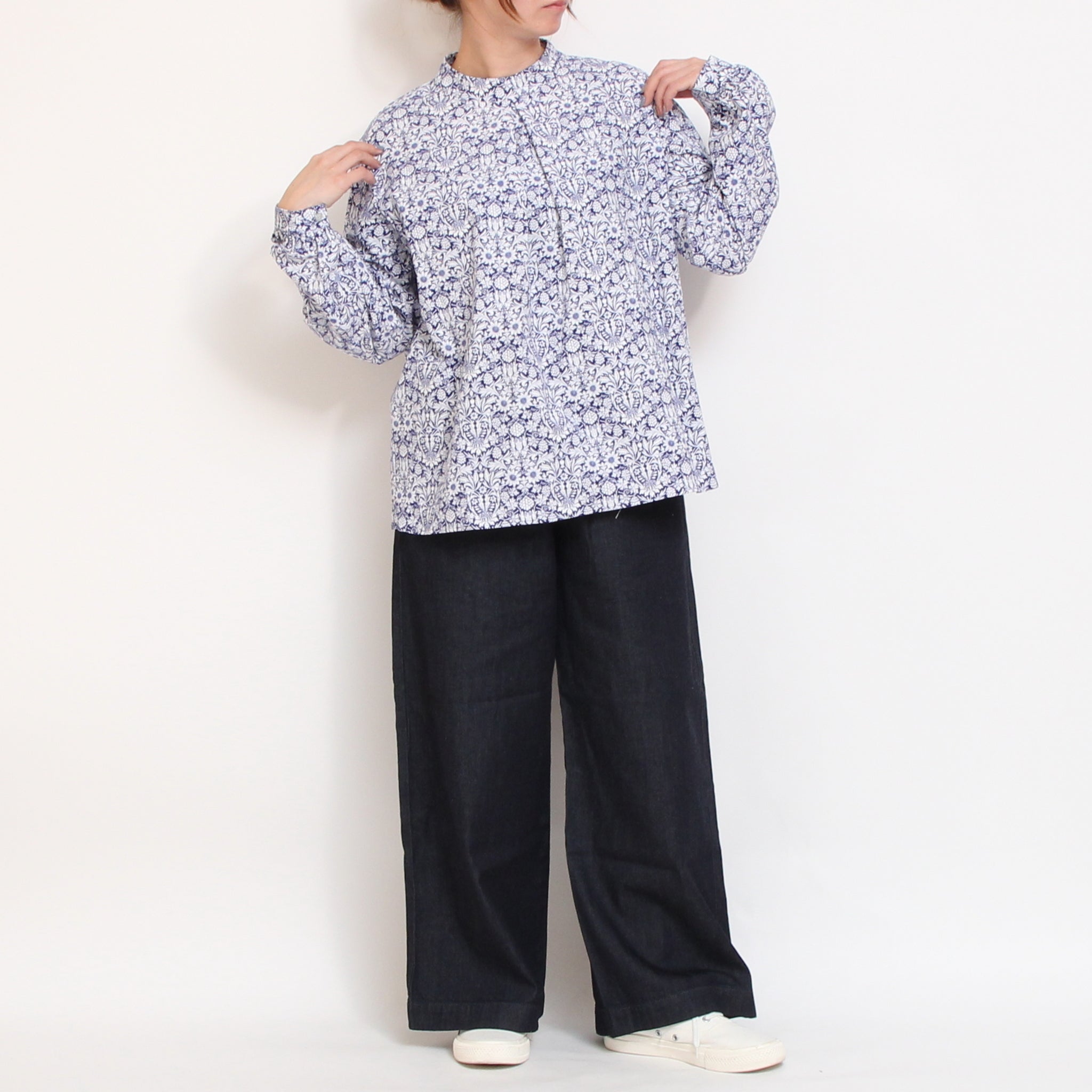 コーデュロイLIBERTYモックネックプルオーバー(2511)