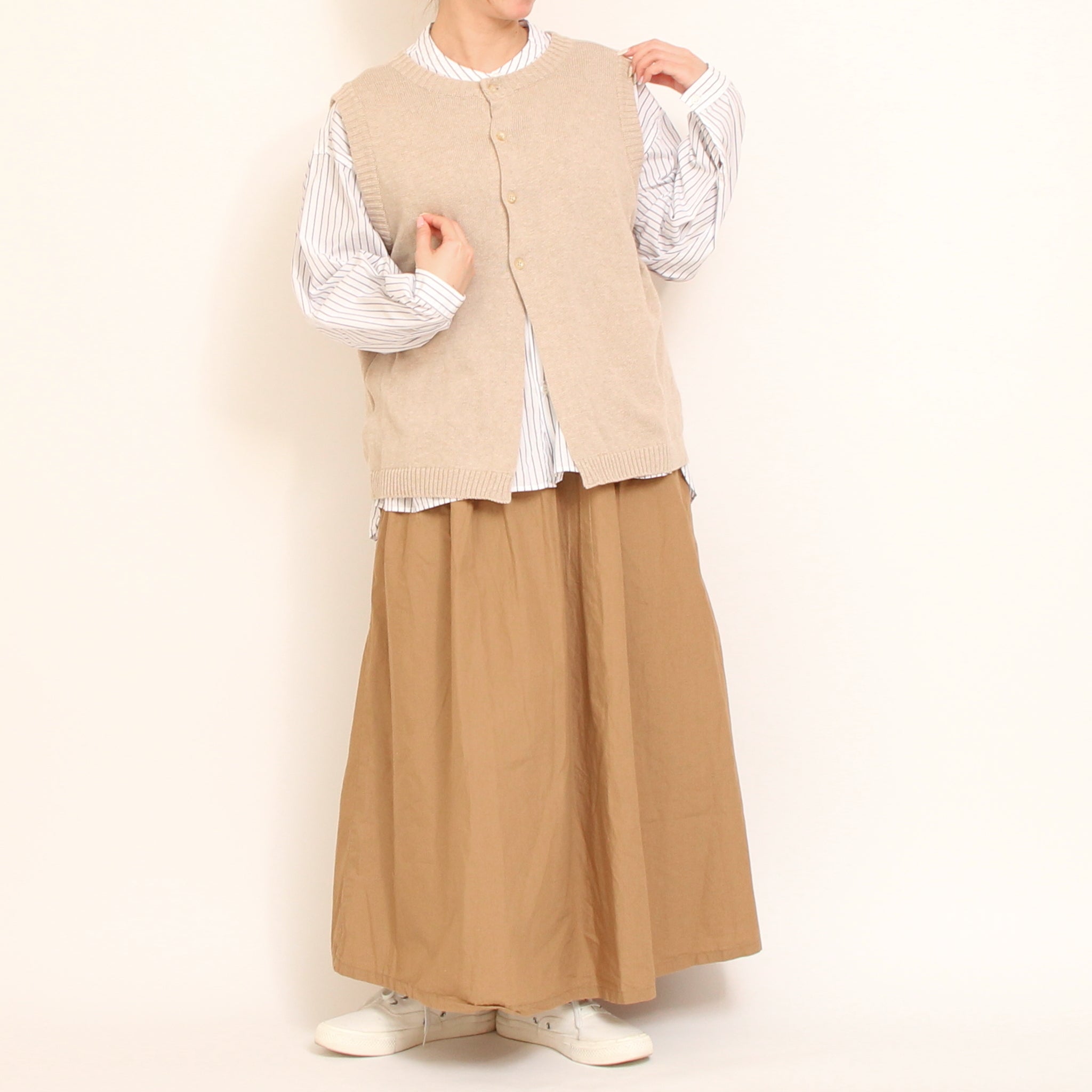 D.M.GストライプBIGポケットワイドシャツ2601