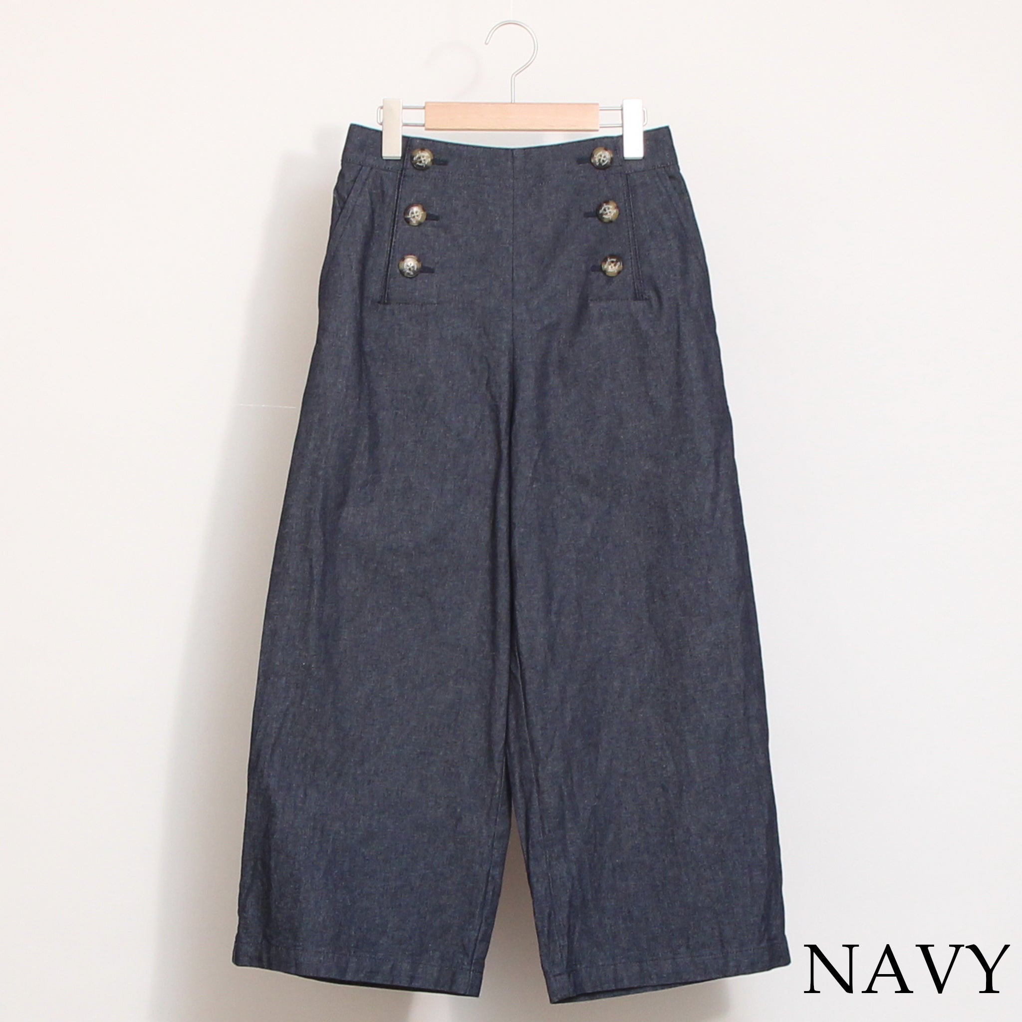 【NAVY36サイズ ラスト1点】Vent d’ouestマリンパンツ2602