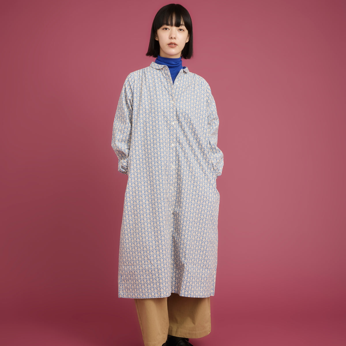 Pont de Chalonsコットンストレートパンツ(2610)