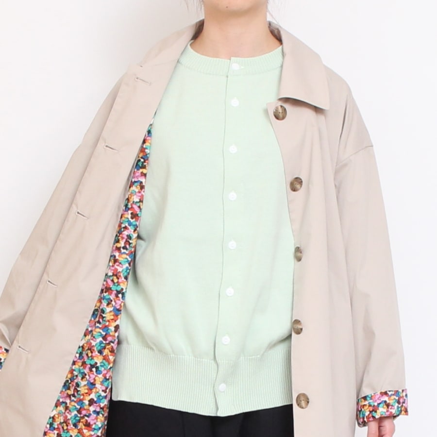 【30%OFF】【BLUE・BEIGE ラスト1点ずつ】NARU2WAYニットカーディガン(2401)