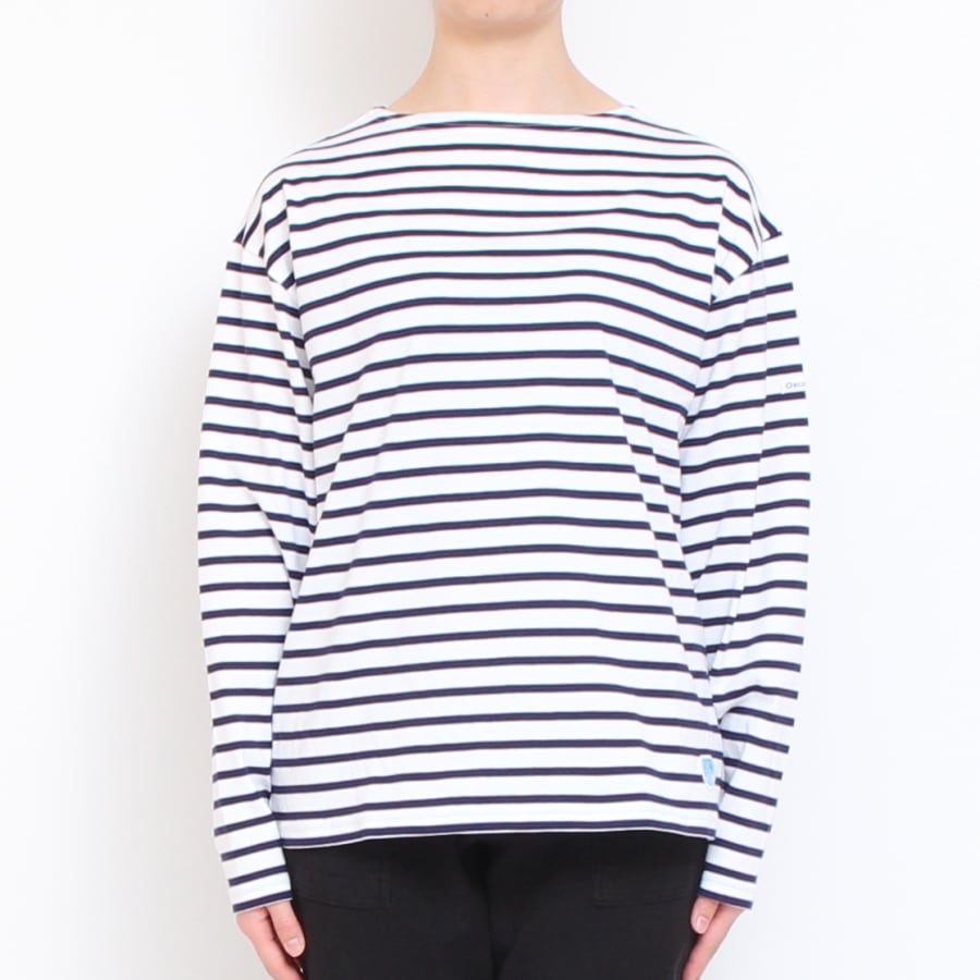 【20%OFF】【ラスト1点ずつ】ORCIVALボーダー長袖Tシャツ
