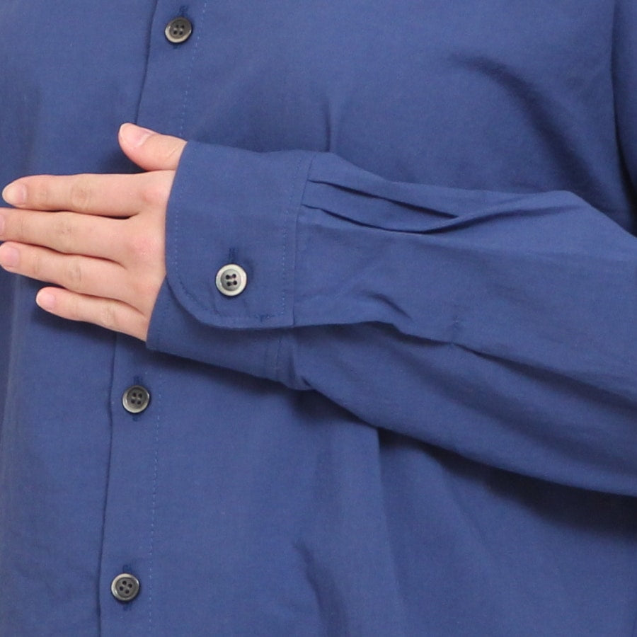 【30%OFF】【BLUEのみ ラスト1点】NARUふんわりローンスミスシャツ