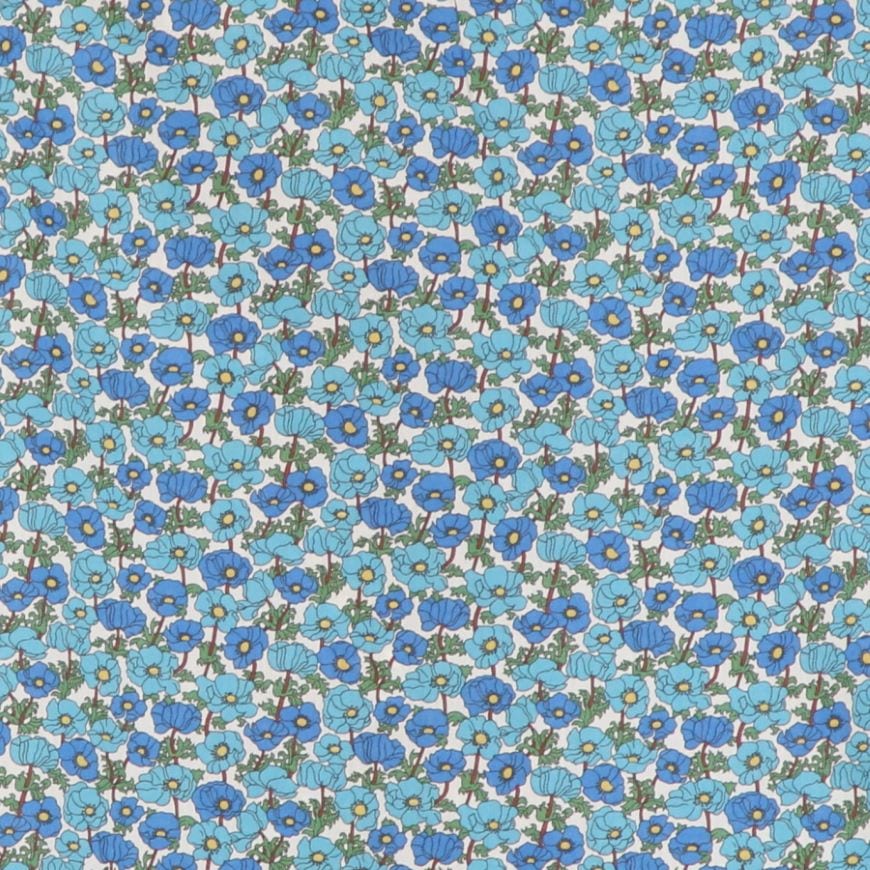 【30%OFF】【YELLOWサイズ1のみ ラスト1点】リバティチューリップ袖ブラウス(2405)