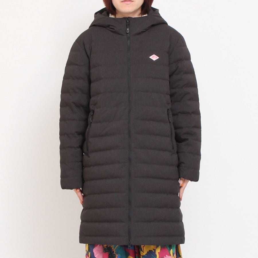 【CHARCOAL GRAYのみ】DANTONウールライクミドルダウンコート24