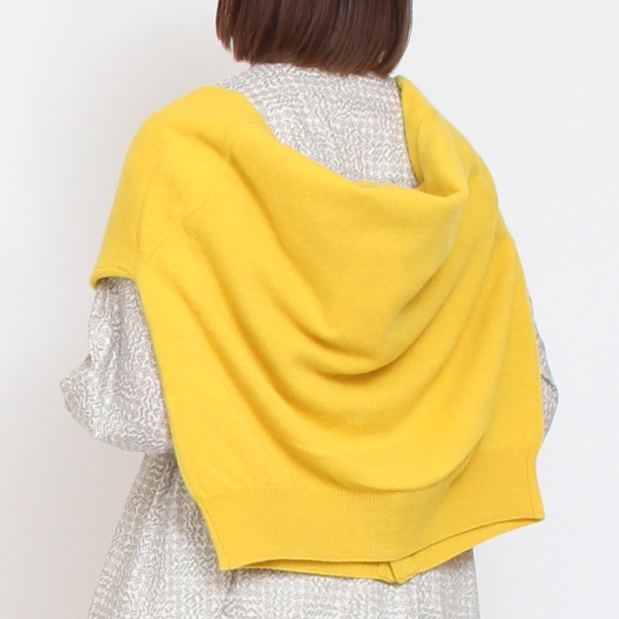 【YELLOWのみ ラスト1点】DANTONクルーニットカーディガン24