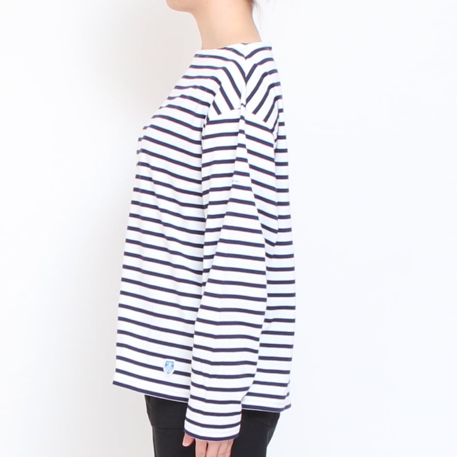 【20%OFF】【ラスト1点ずつ】ORCIVALボーダー長袖Tシャツ