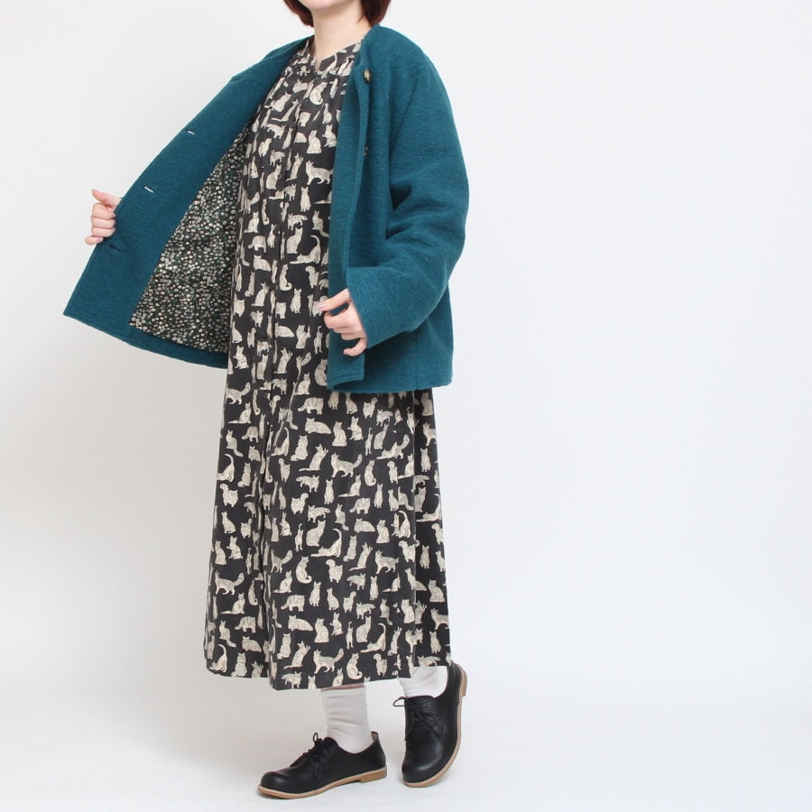 【再値下げ】【BLACKのみ 残り僅か】裏リバティVネックジャケット