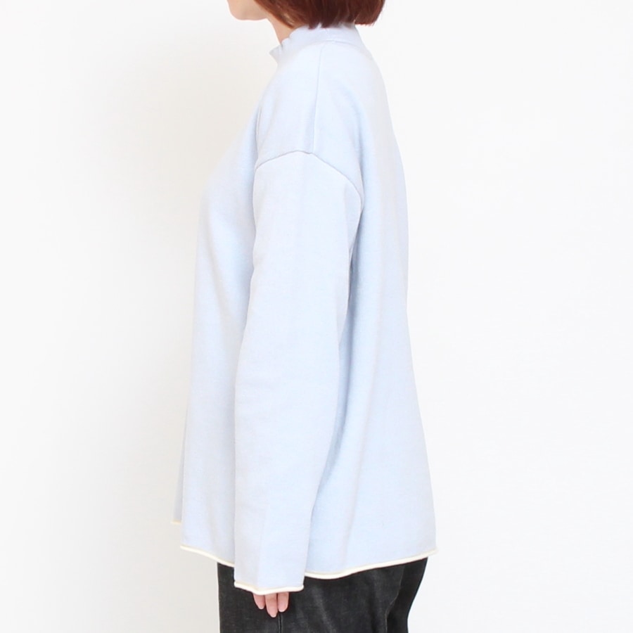 【再値下げ】NARUロール配色ニットプルオーバー