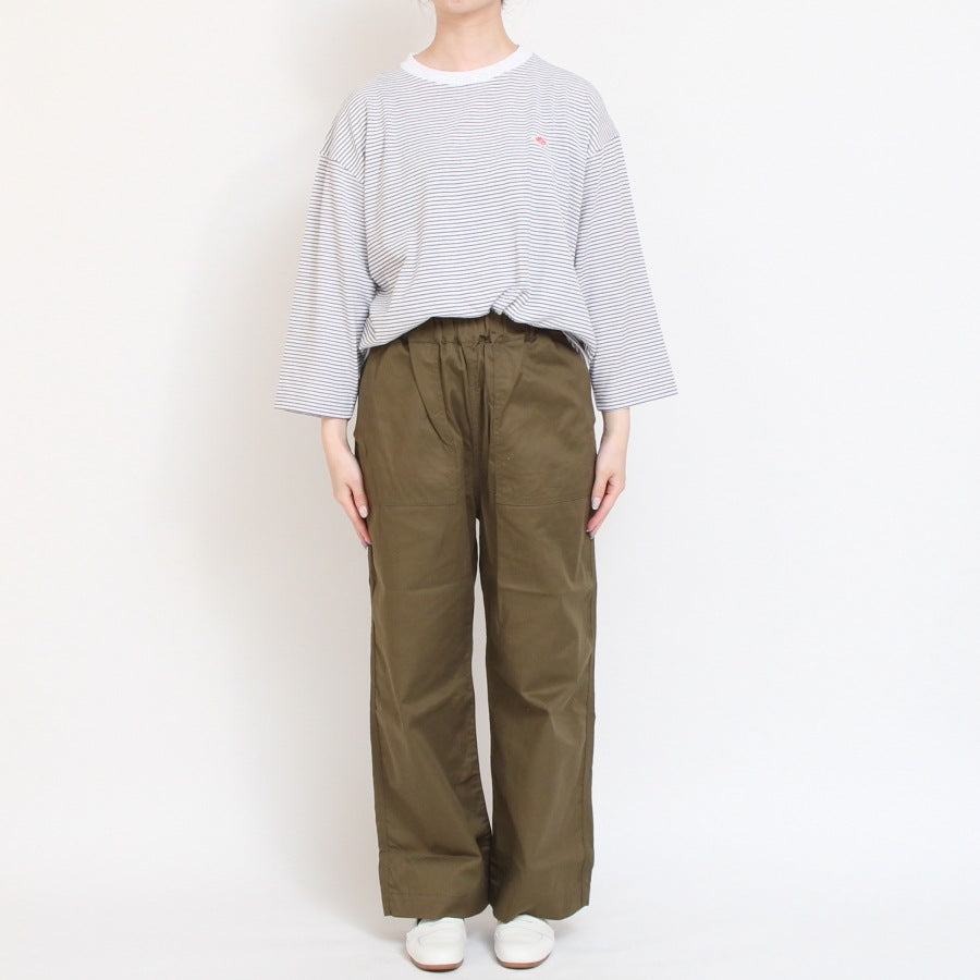 【GRAYのみ 残り僅か】DANTONクルーネック7分袖Tシャツ