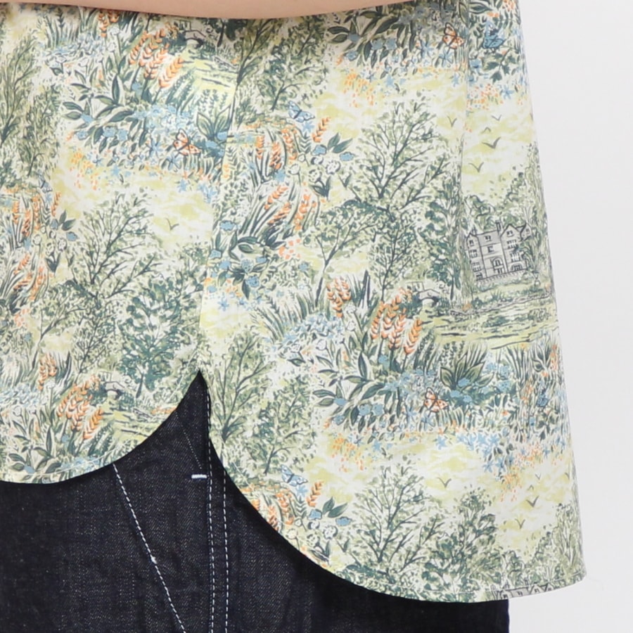 【20%OFF】【GREEN・NAVYラスト1点ずつ】リバティ半袖レギュラーシャツ(2507)