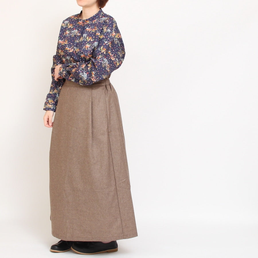 【20%OFF】【NAVYのみ残り僅か】24animals前後差モックネックプルオーバー(2409)