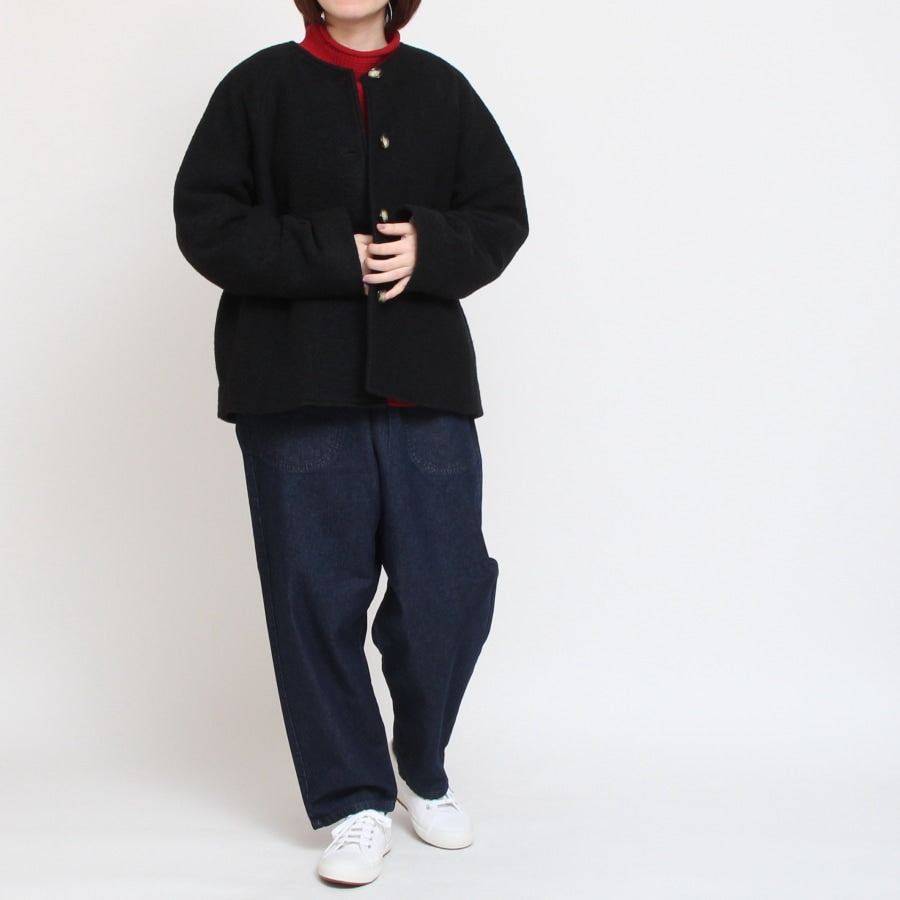 【再値下げ】【BLACKのみ 残り僅か】裏リバティVネックジャケット