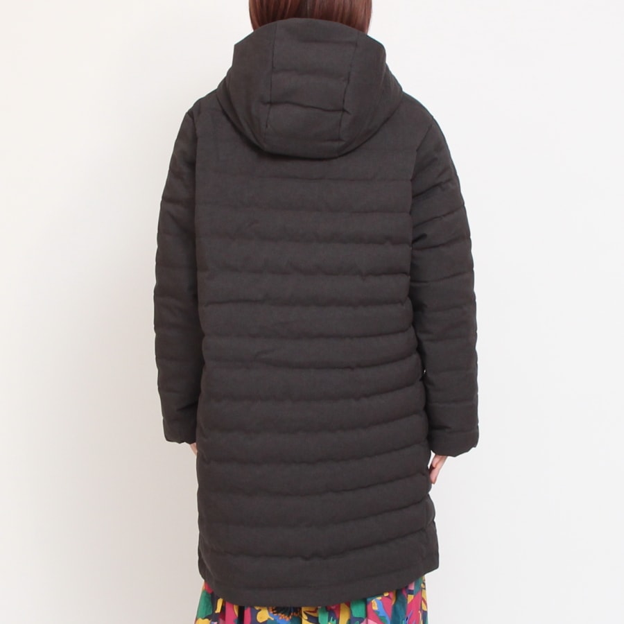 【CHARCOAL GRAYのみ】DANTONウールライクミドルダウンコート24