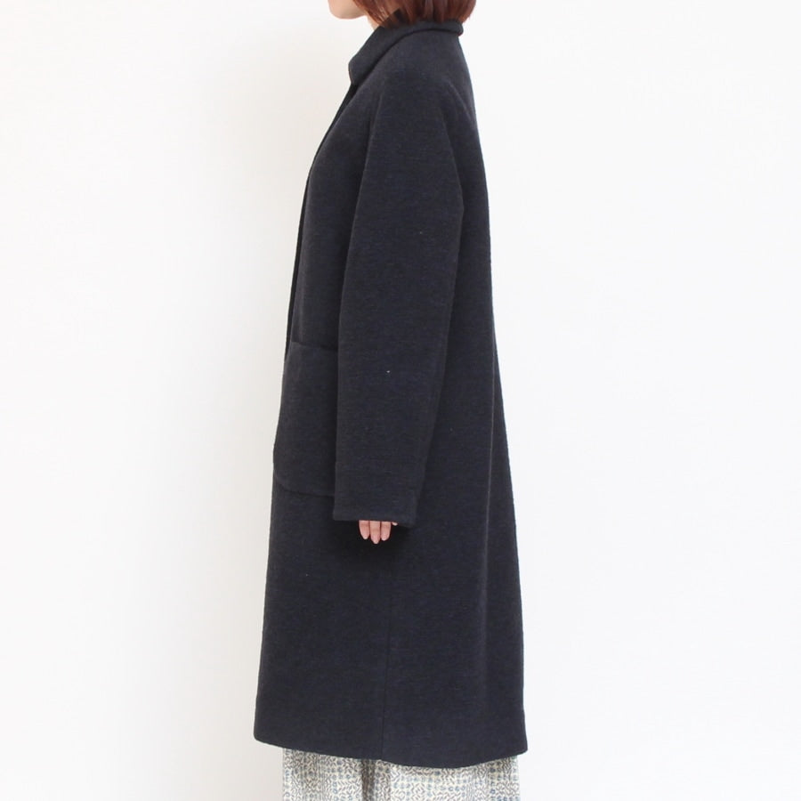【再値下げ・40%OFF】【CHACOAL GRAY ラスト1点】裏リバティステンカラーコート(2410)