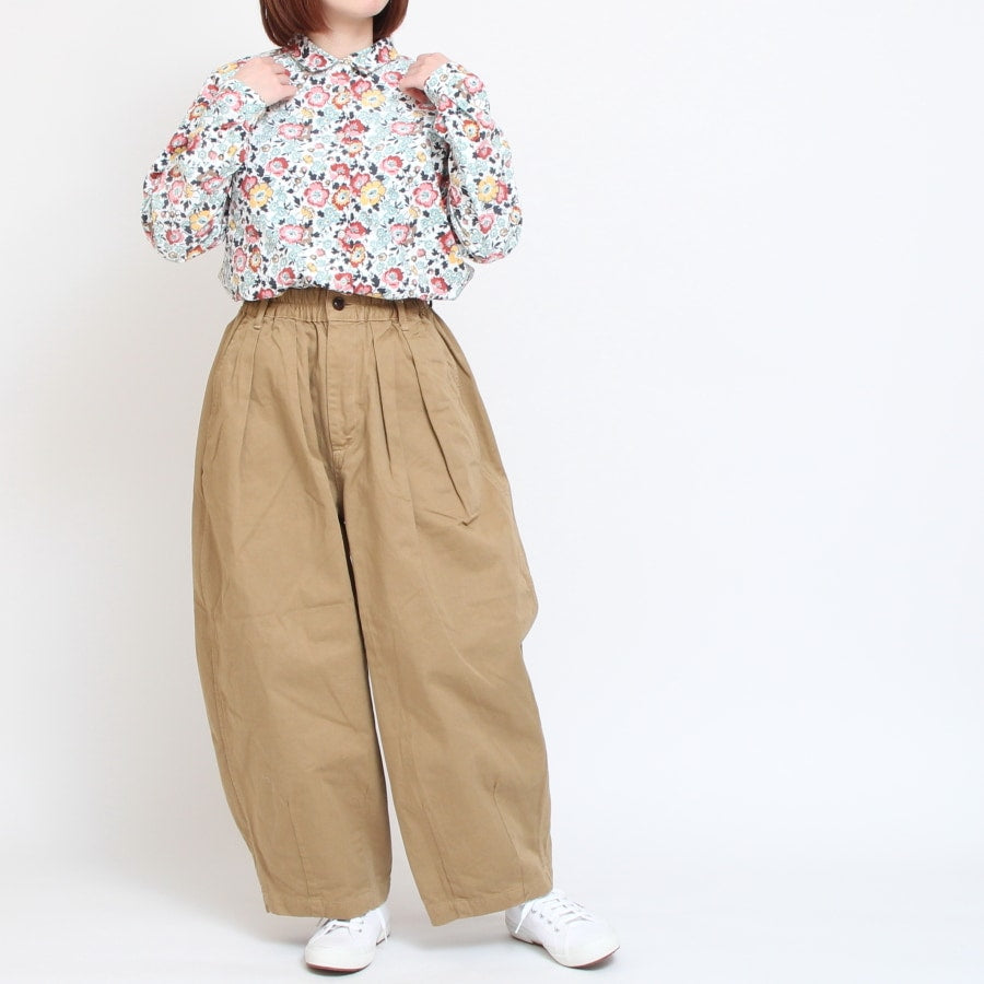 【20%OFF】【CAMELのみ ラスト1点】コーデュロイLIBERTYボックスレギュラーシャツ(2411)