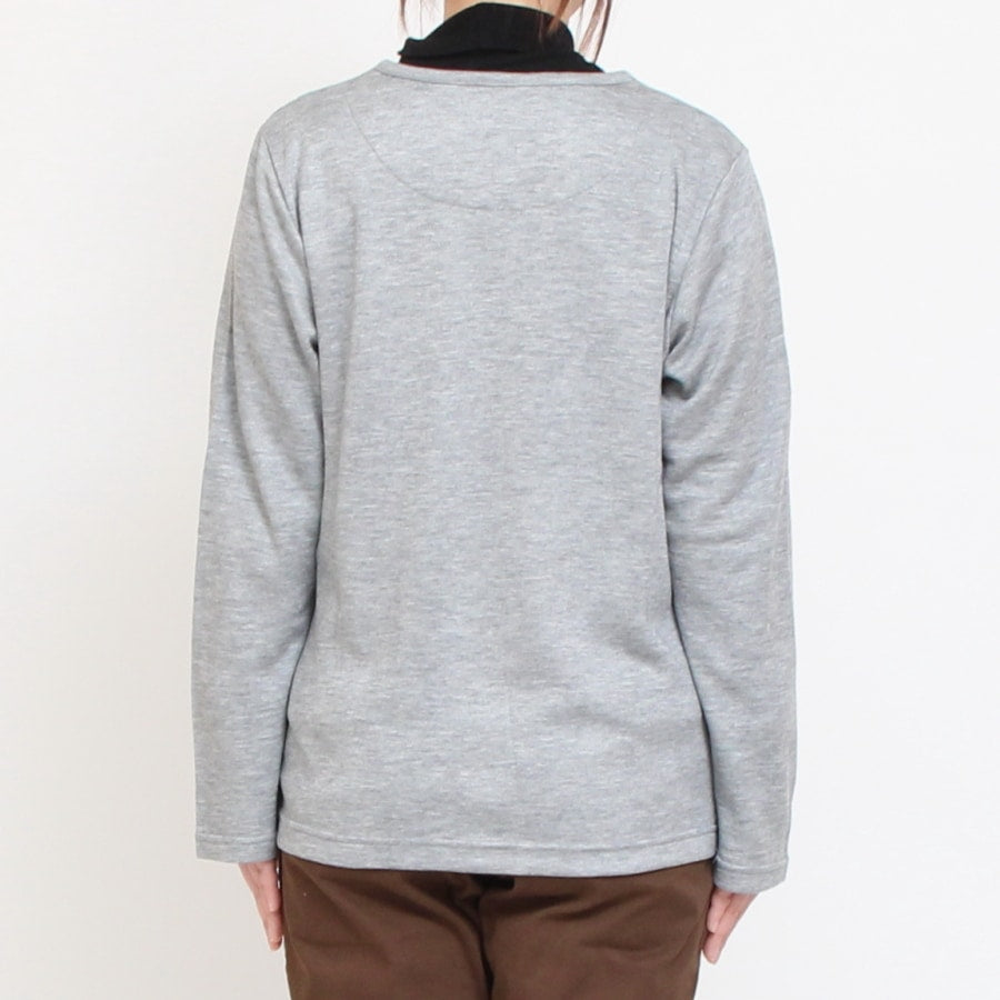 【20%OFF】【ラスト1点ずつ】LIBERTY MIXボートネックカーディガン67064