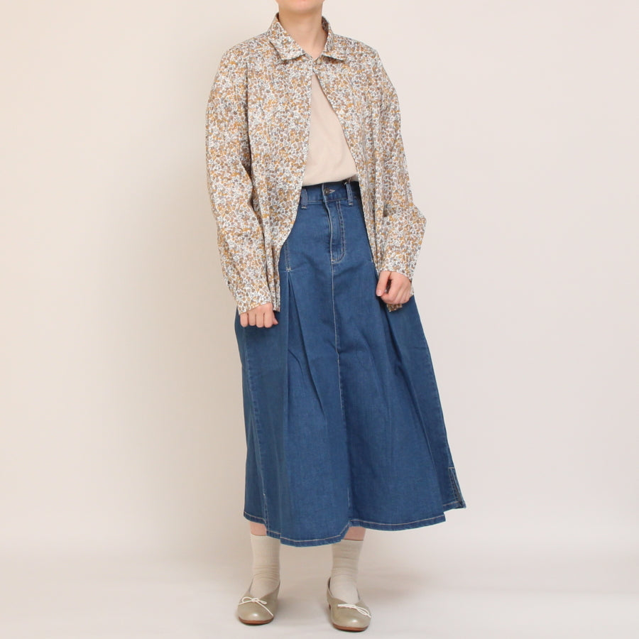 【20%OFF】【YELLOWのみ ラスト1点ずつ】リバティ長袖レギュラーシャツ(2503)