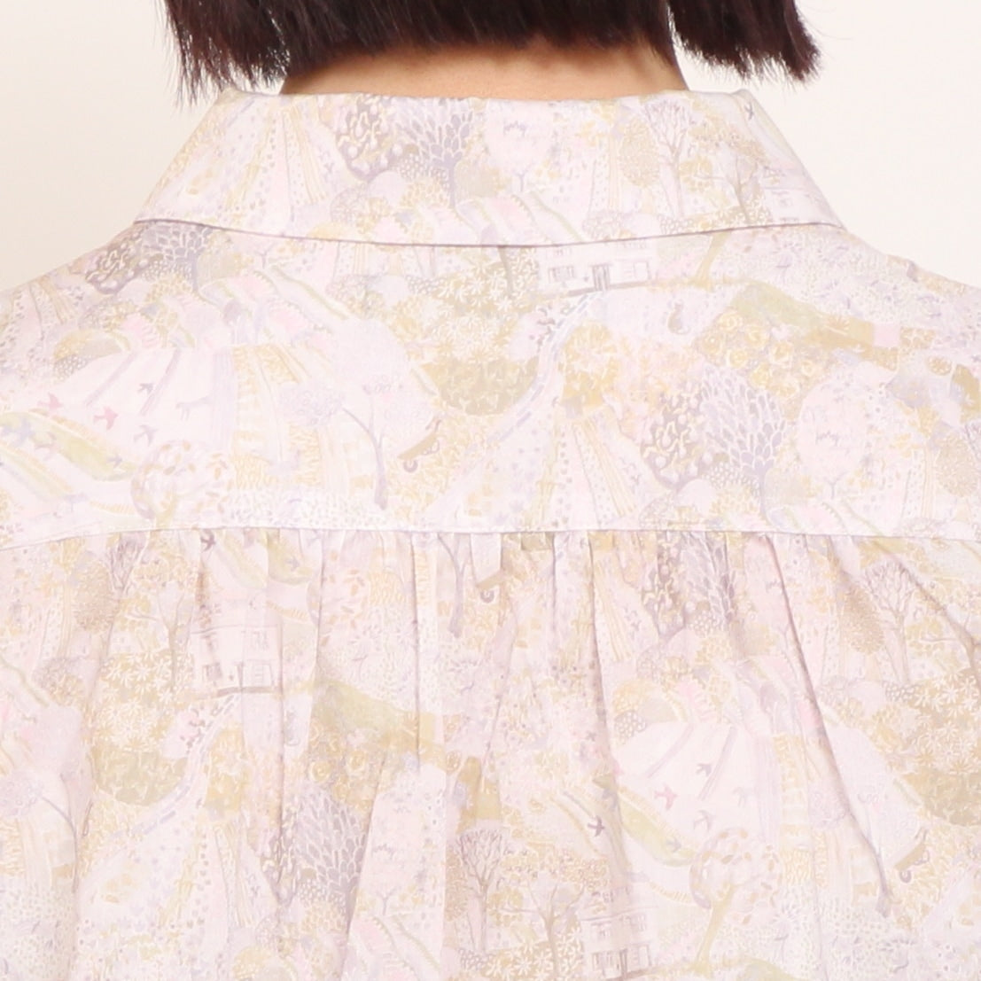【30%OFF】【SAXのみ ラスト1点】LIBERTYロールアップ半袖シャツ(2506)