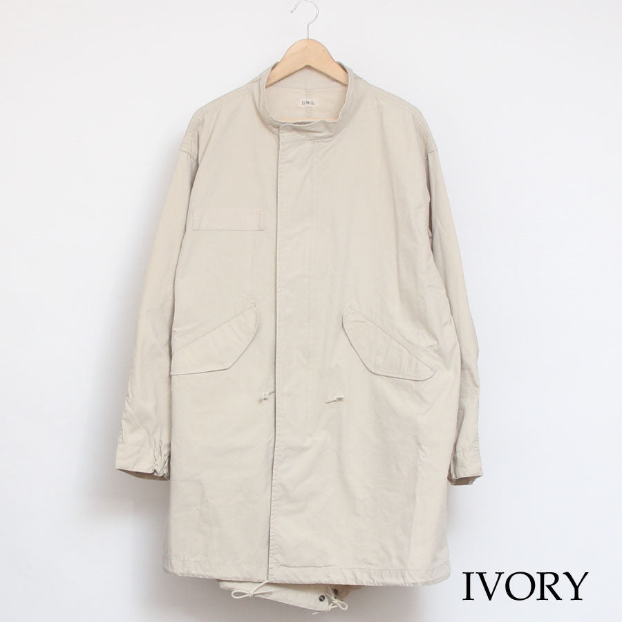 【30%OFF】【IVORYのみ】D.M.Gミリタリーコート