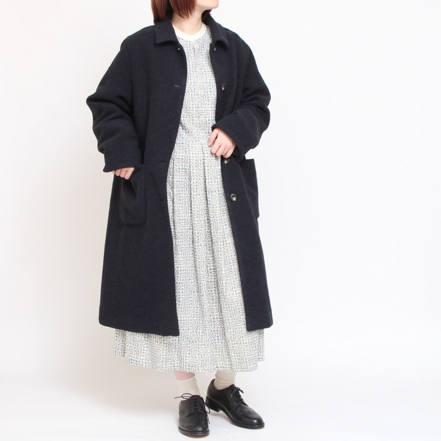 【20%OFF】【CAMELのみ】コーデュロイLIBERTY切替キーネックワンピース2411