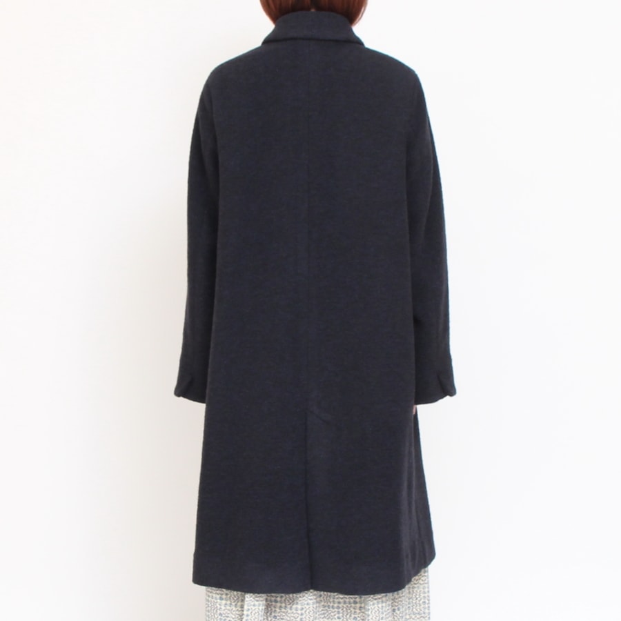 【再値下げ・40%OFF】【CHACOAL GRAY ラスト1点】裏リバティステンカラーコート(2410)