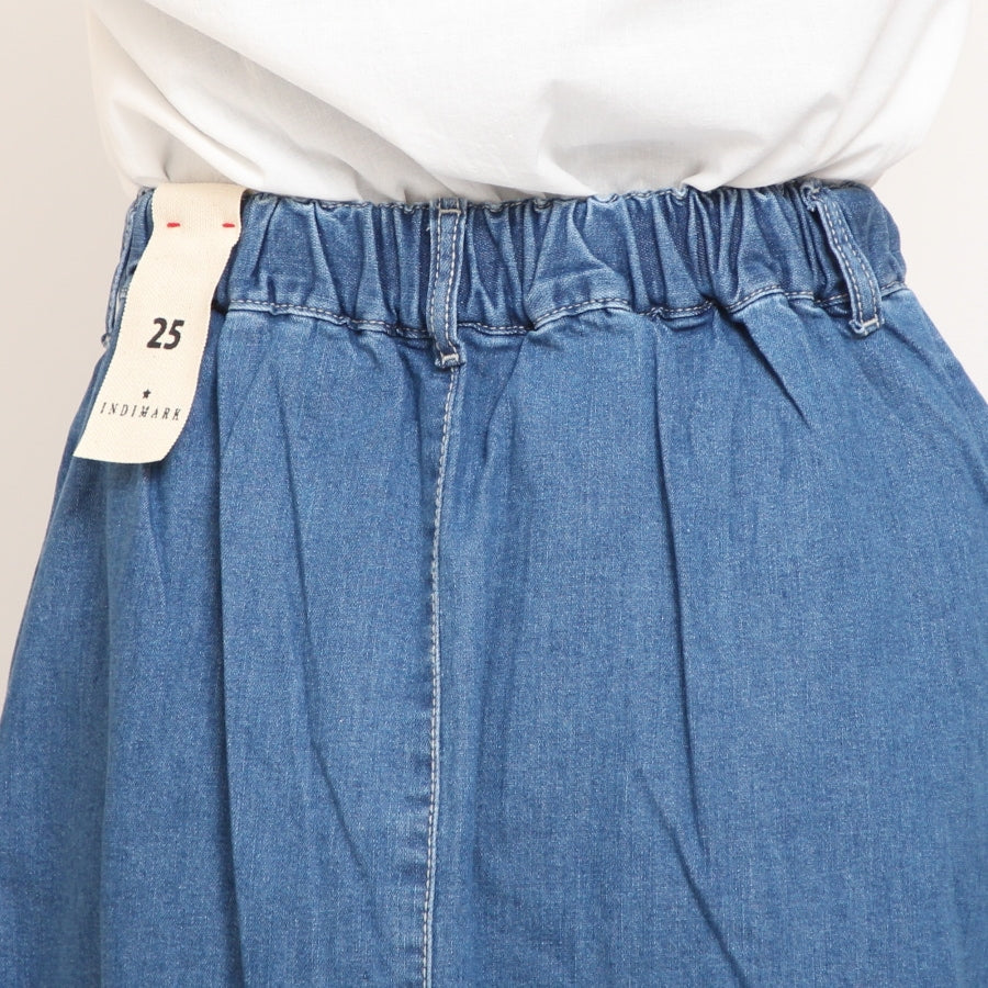 【30%OFF】【残り僅か】INDIMARKタックスカート86cm