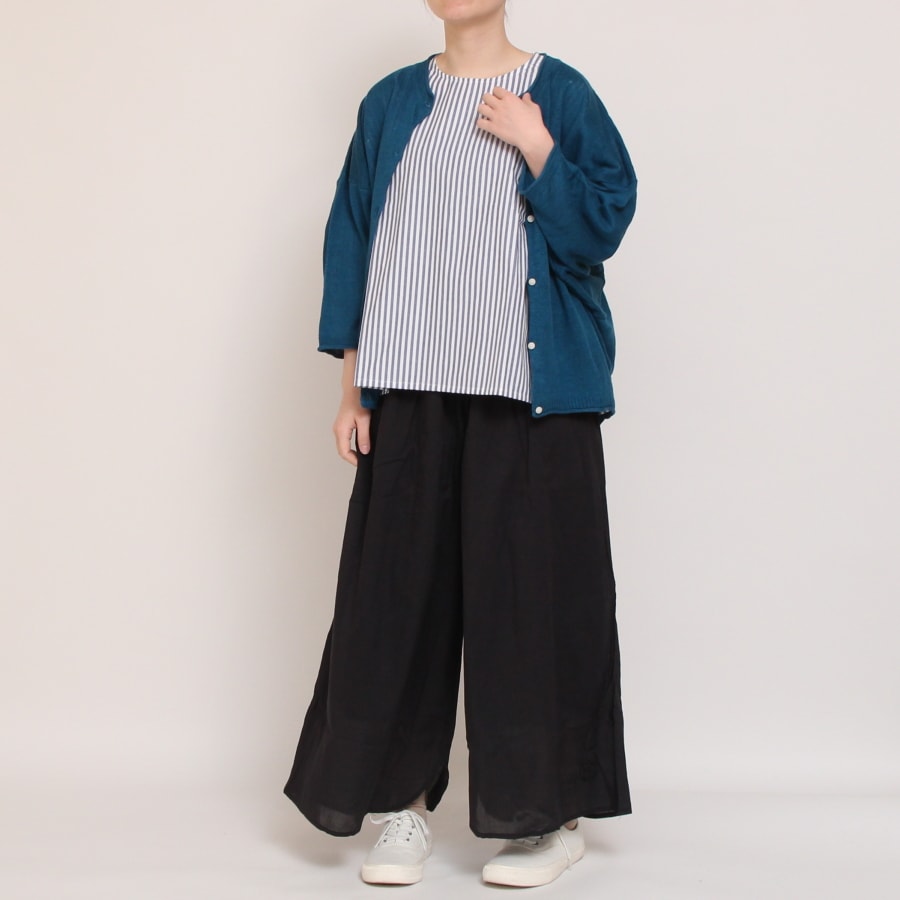 【再値下げ】NARU綿麻タイプライタープルオーバー