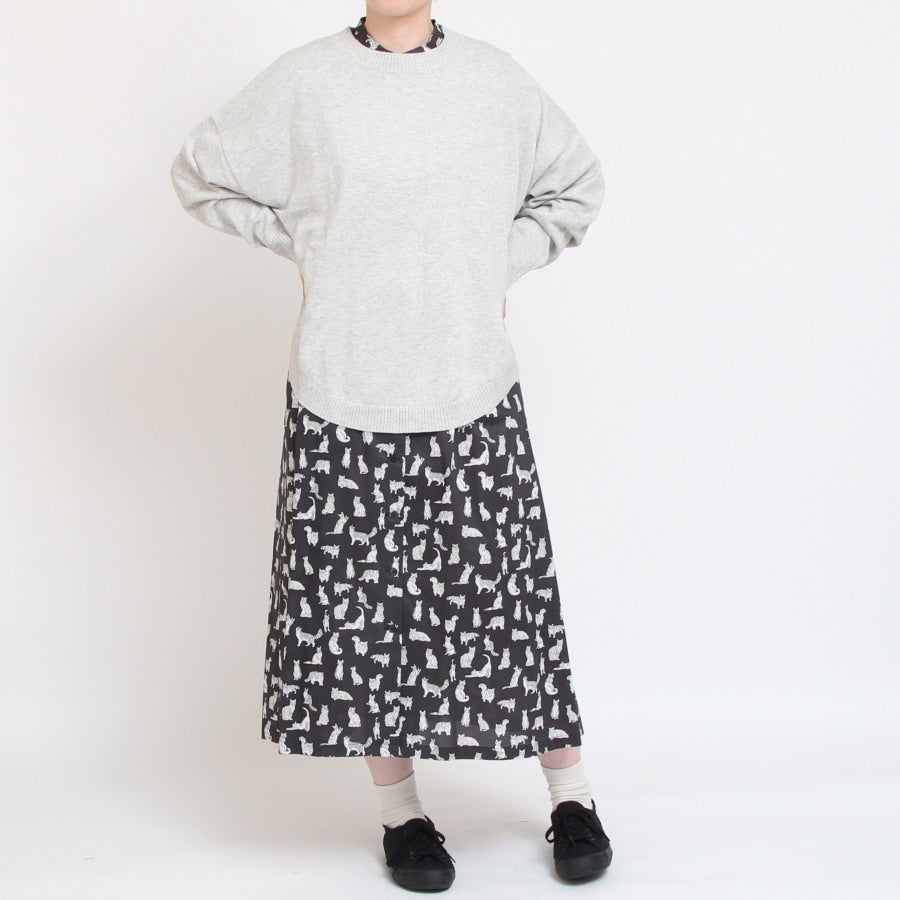 【期間限定20%OFF】【BLUEラスト1点・本店限定商品】リバティ半袖ドロストワンピース(2508)