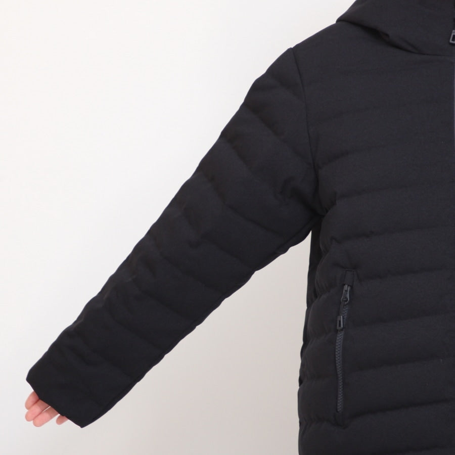 【CHARCOAL GRAYのみ】DANTONウールライクミドルダウンコート24
