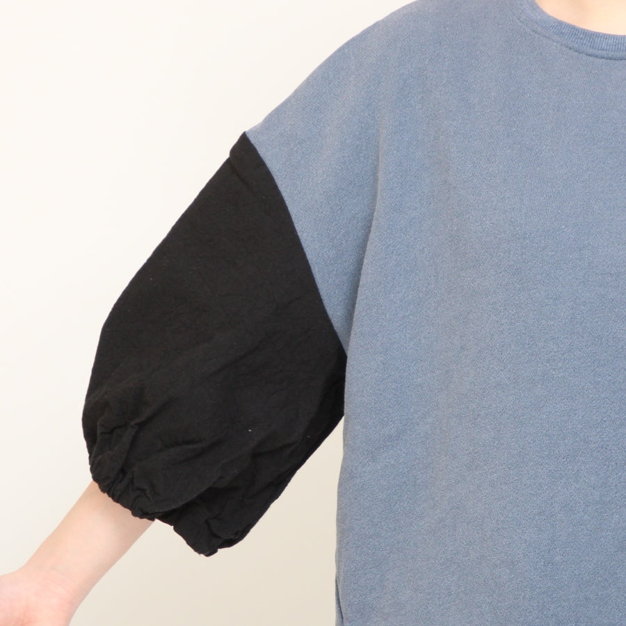 【再値下げ】NARU裏毛×シーチングワッシャープルオーバー