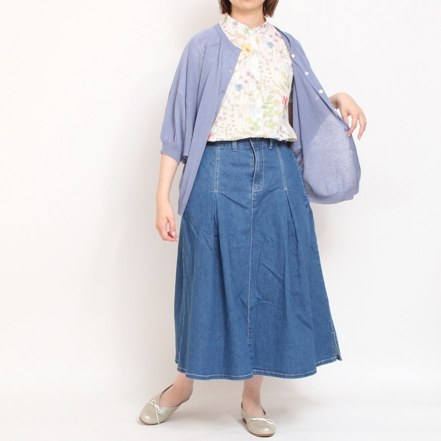 【40%OFF】【SAXラスト1点】mao made 前後2WAYドルマンカーディガン(2506)