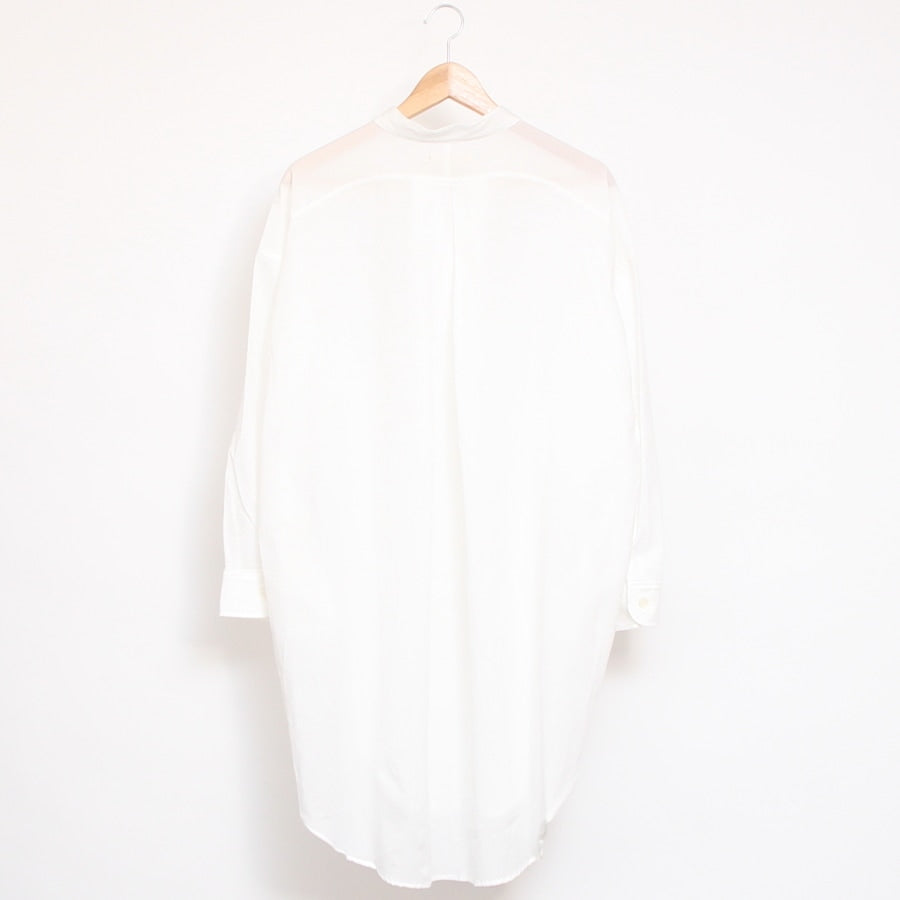 【30%OFF】【WHITEのみ残り僅か】NARUふんわりローンスミスロングシャツ