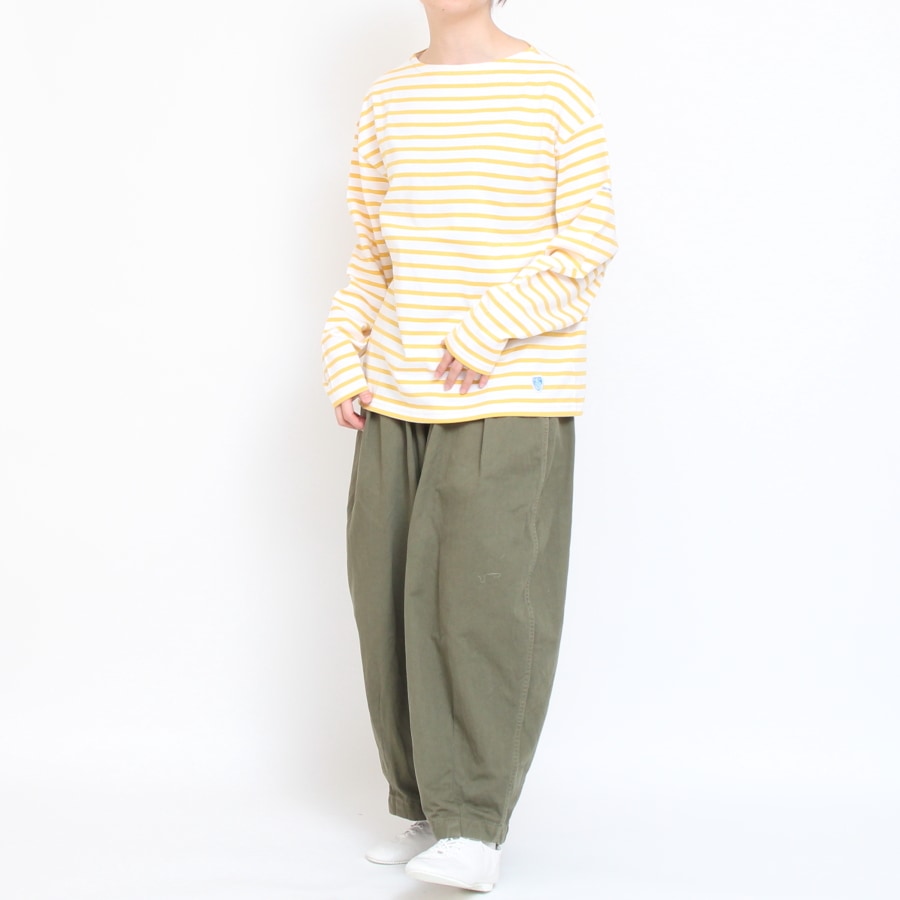 【20%OFF】【ラスト1点ずつ】ORCIVALボーダー長袖Tシャツ