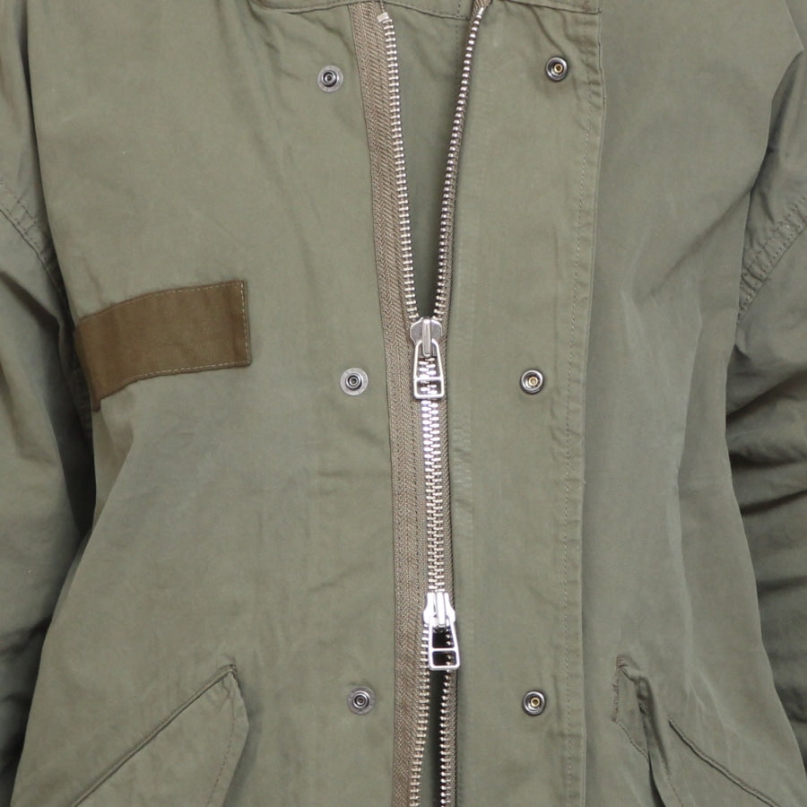 【30%OFF】【IVORYのみ】D.M.Gミリタリーコート