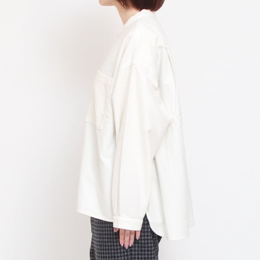 【20%OFF】【BLACKのみ ラスト1点】D.M.GフランネルBIGポケットシャツ