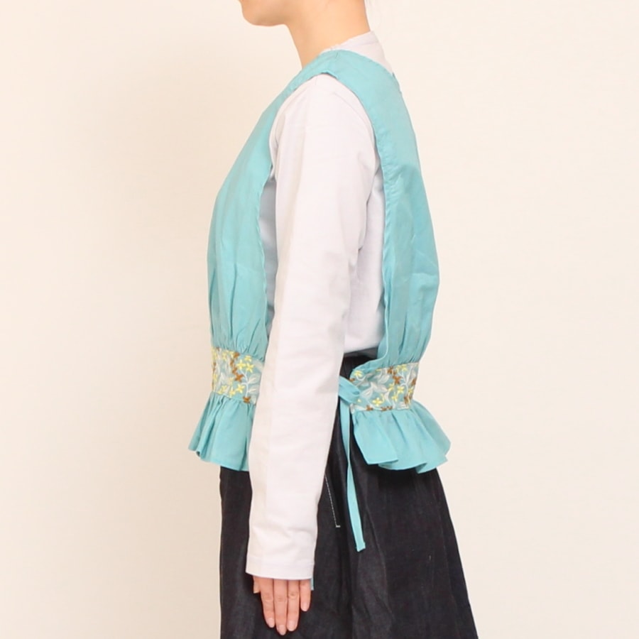 【30%OFF】NARUフラワー刺繍2WAYベスト