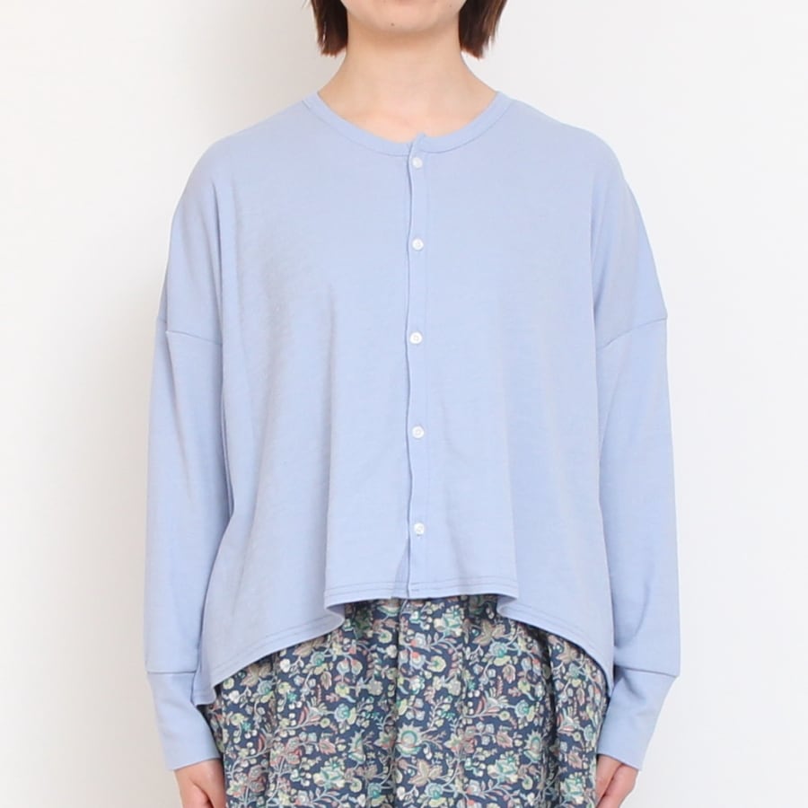 【20%OFF】【ラスト1点ずつ】NARU ガーゼフライス ショートカーディガン