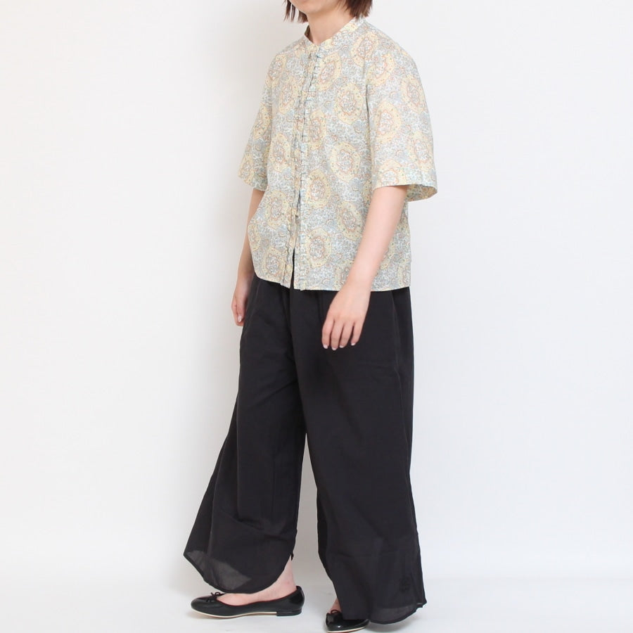 【20%OFF】【YELLOW・REDのみ ラスト1点】HOKKOH LIBERTY フロントフリルシャツ(2506)
