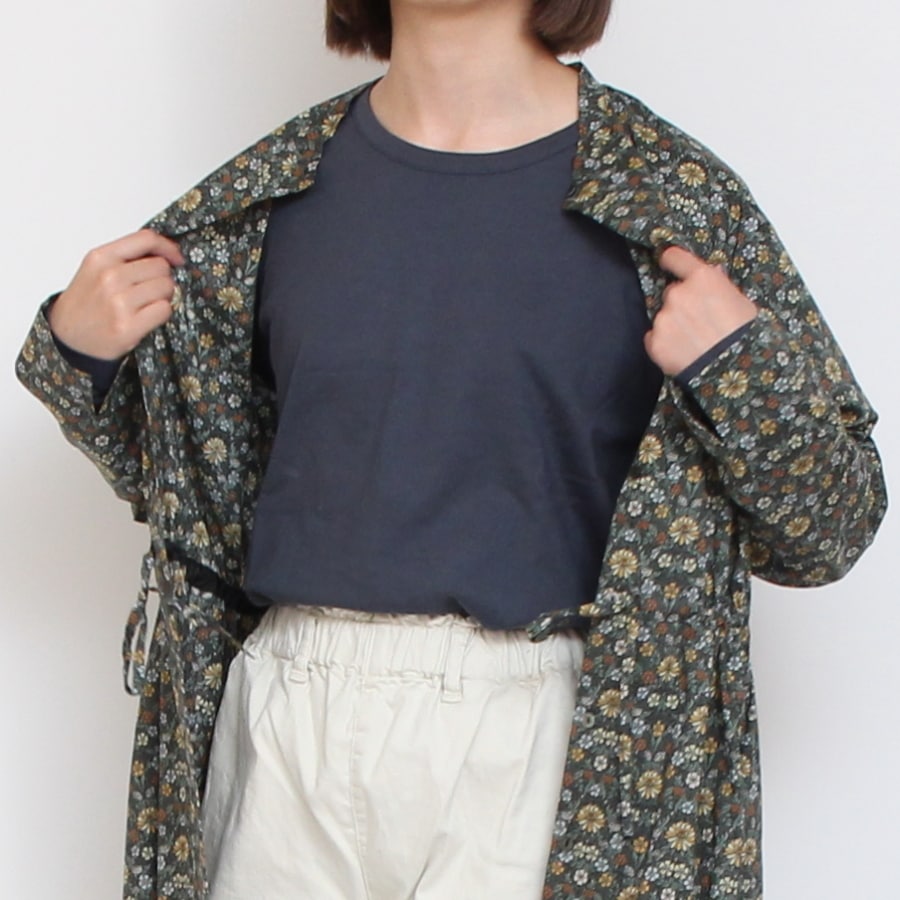 NARU無地長袖ロングTシャツ