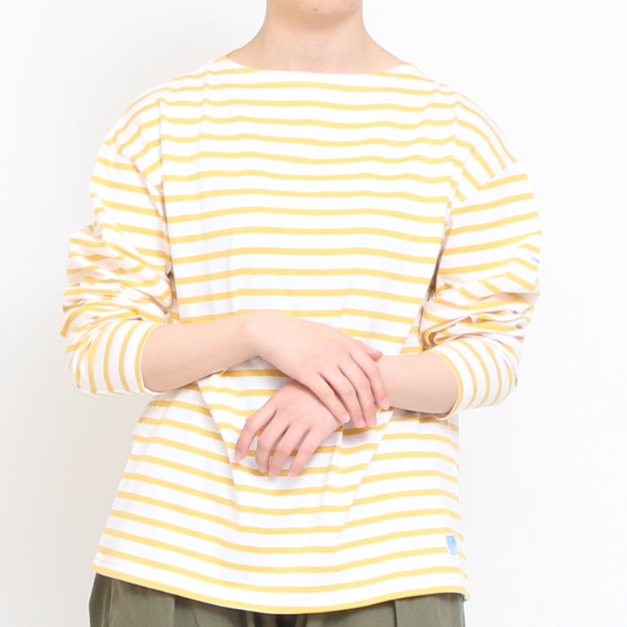 【20%OFF】【ラスト1点ずつ】ORCIVALボーダー長袖Tシャツ