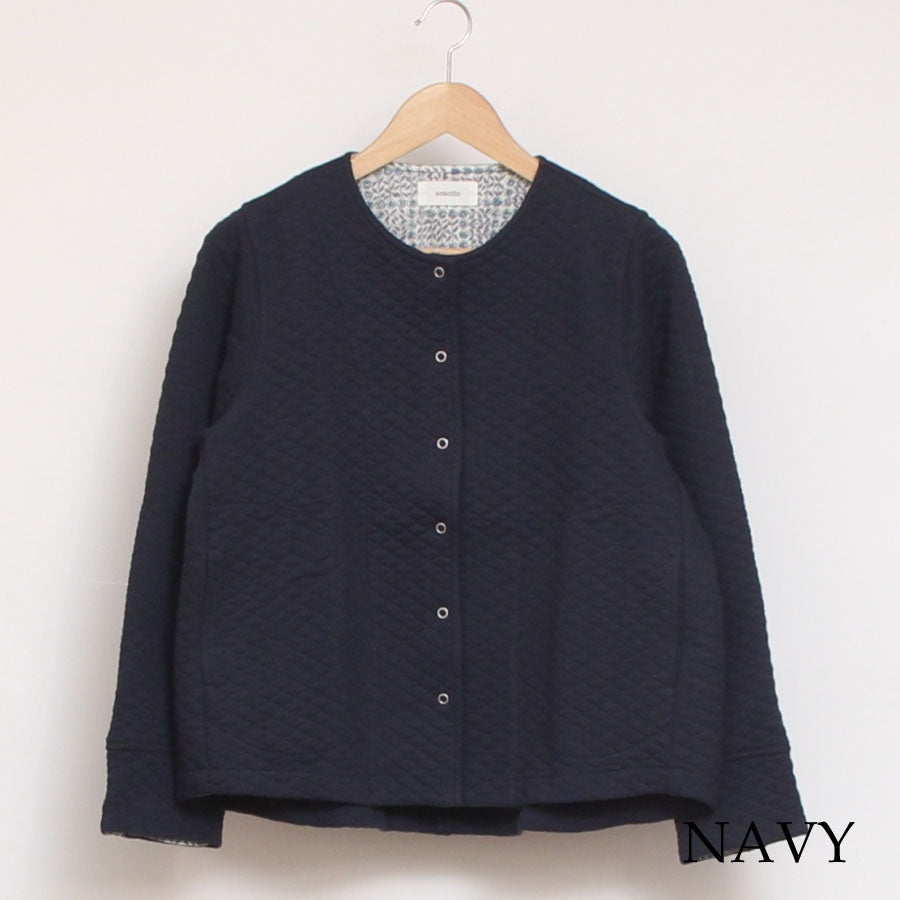 【20%OFF】【IVORYラスト1点】sosottoLIBERTY使いジャケット42411214