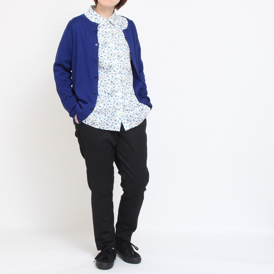 【20%OFF】【IVORYサイズ1のみ ラスト1点】24animals長袖レギュラーシャツ(2409)