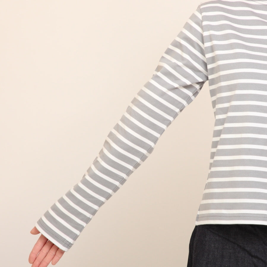 ORCIVALボーダー長袖Tシャツ