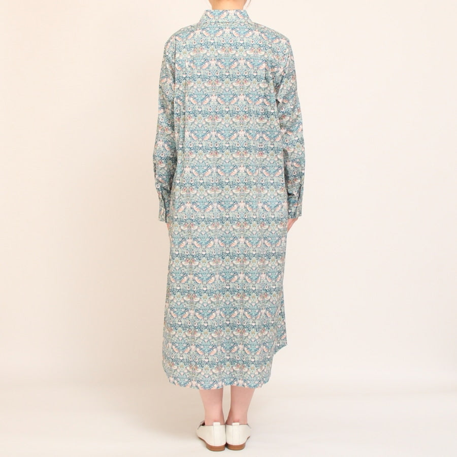 LIBERTY長袖レギュラーカラーワンピース(2503)